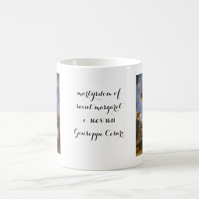 coffe cup of saint margaret, vintage art (Center)