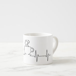 Coffe Lover EKG Health Line Espresso Cup