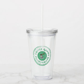 Coffe/Qahwa  Acrylic Tumbler