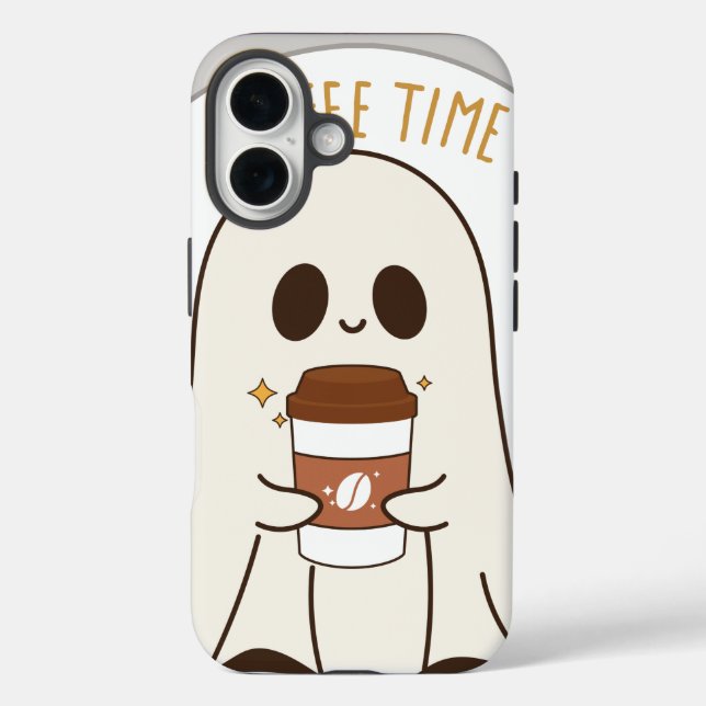 coffe time iphone 16 case (Back)