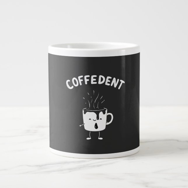 Coffedent Funny Kawaii Caffeine Cup Lovers  (Front)