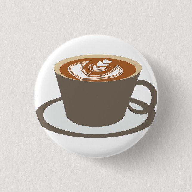 Coffee 3 Cm Round Badge (Front)