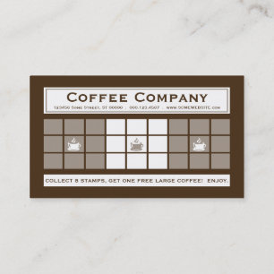 COFFEE 3dots Loyalty Program Card