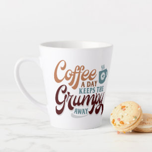Coffee a Day for Coffee Lover Gift  Latte Mug