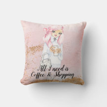 Coffee addict blogger girl planner tote bag