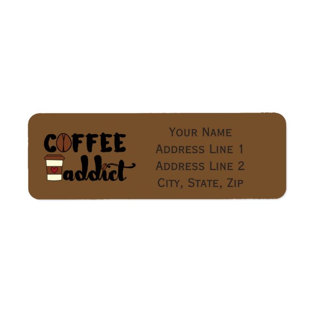 Coffee Addict II - Personalise (Front)