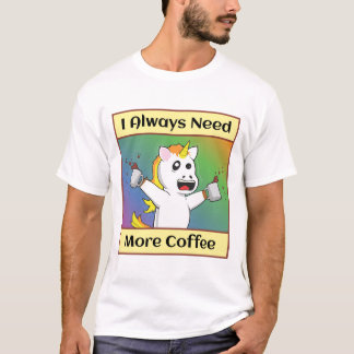 Coffee Addict Unicorn T-Shirt
