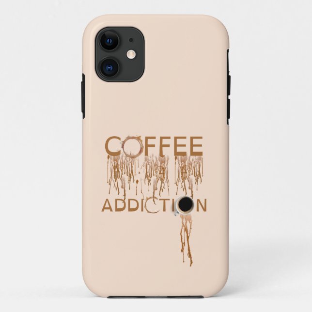 coffee addiction Case-Mate iPhone case (Back)