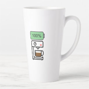 Coffee addiction design latte mug