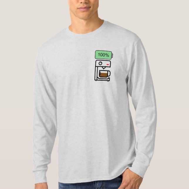 Coffee addiction design T-Shirt (Front)