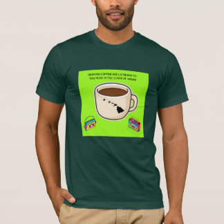 Coffee and '80s Music in Hawaii T-shirt