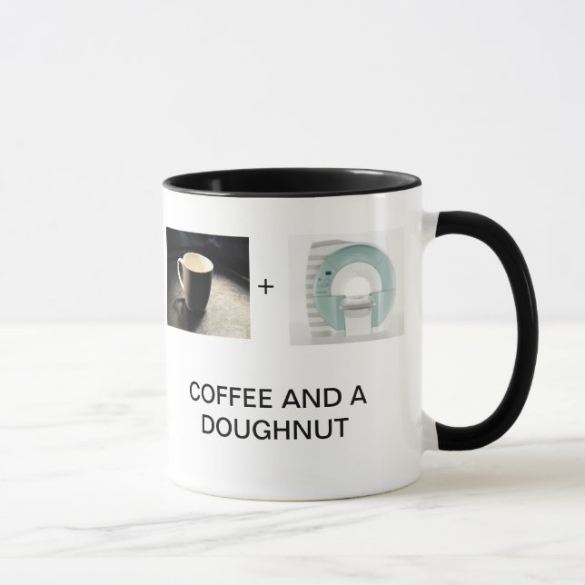 COFFEE AND A DOUGHNUT MUG (Right)