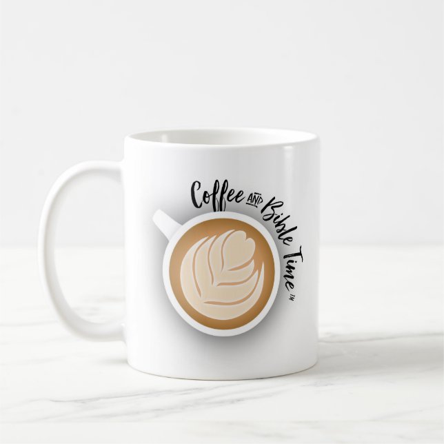 Coffee and Bible Time Logo Mug (Left)