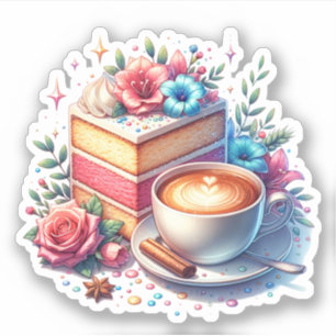 Coffee and Birthday Cake