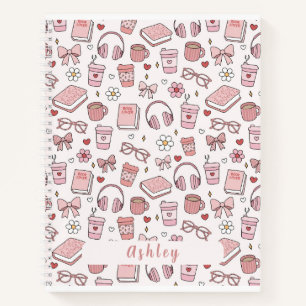 Coffee and Book Lover Spiral Notebook