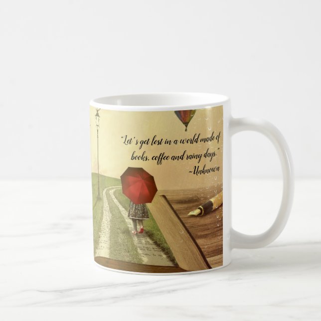 Coffee and Book Lovers Coffee Mug (Right)