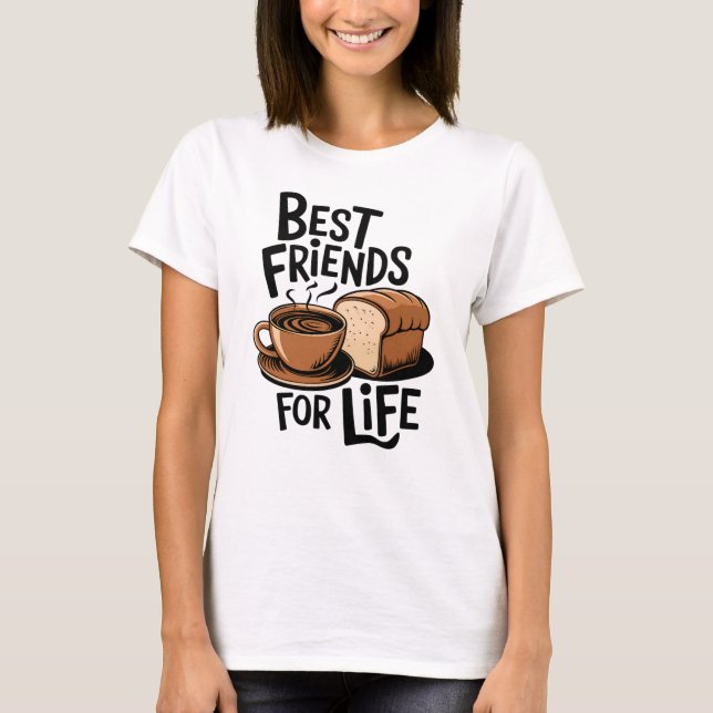Coffee And Cake T-Shirt (Front)