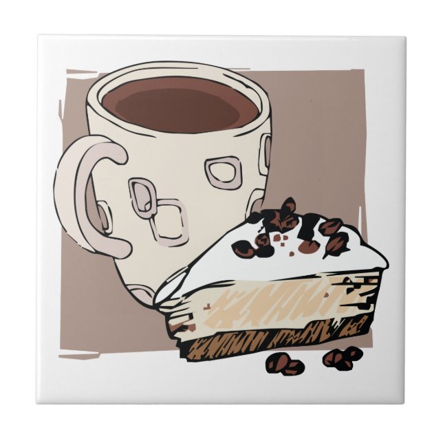 Coffee and Cake Tile (Front)