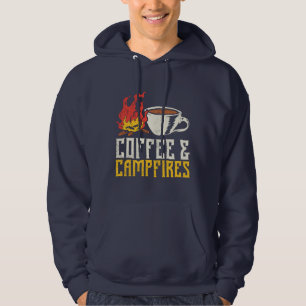 Coffee and Campfires Camping Adventure Hoodie