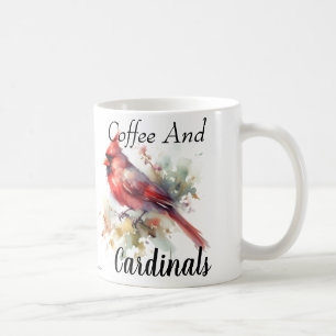  Coffee and Cardinal Modern Mug