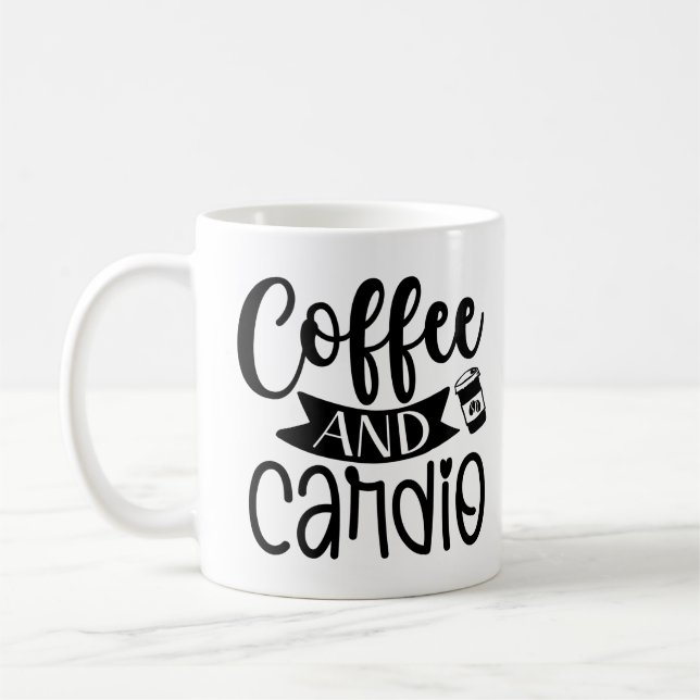 Coffee And Cardio Coffee Mug (Left)
