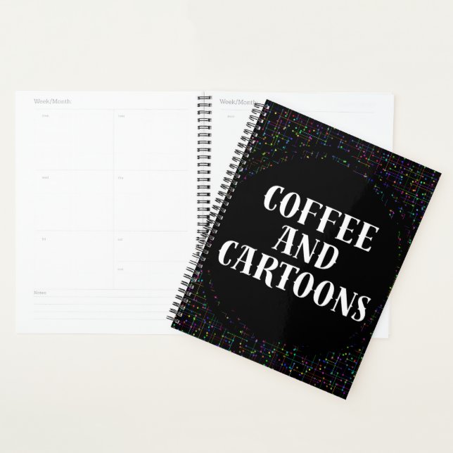 Coffee and Cartoons Planner (Display)
