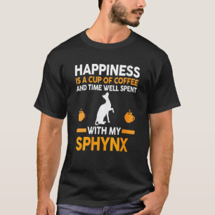 Coffee And Cat Sphynx T-Shirt