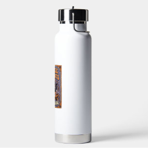 Coffee And Cats Cat Tea Leaves Coffee Fortune Read Water Bottle