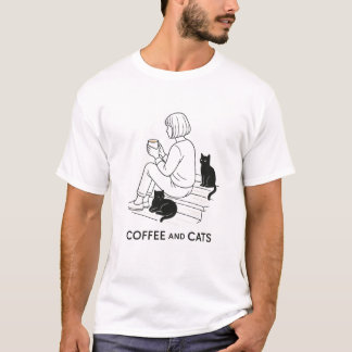 Coffee and Cats T-Shirt