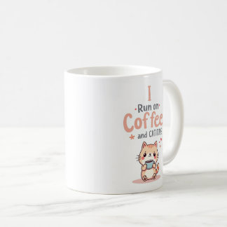 Coffee and Cattitude Funny Cat Mug