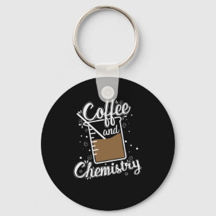 Coffee and Chemistry Messbecher im Labor Key Ring