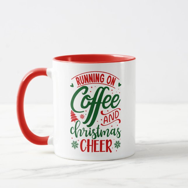 Coffee and Christmas Cheer Mug (Left)