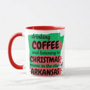 Coffee and Christmas Music in Arkansas  Mug