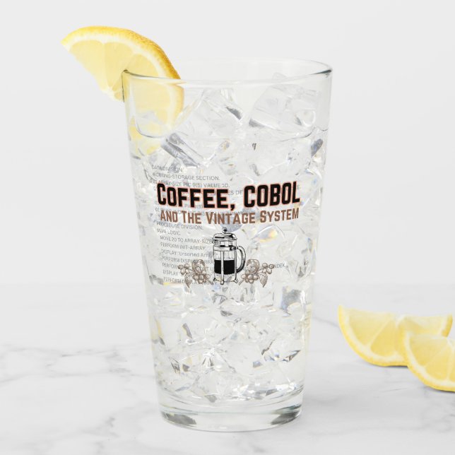 Coffee and Cobol.w Glass (Front Ice)
