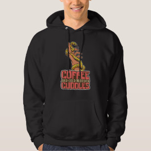Coffee And Cold Blooded Cuddles Snake and Coffee   Hoodie