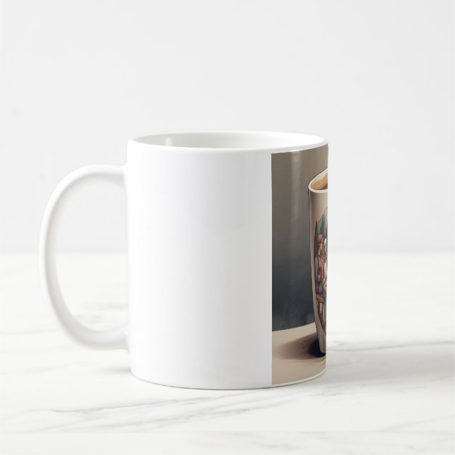 Coffee and Compassion Mug: Your Daily Dose Coffee Mug (Left)