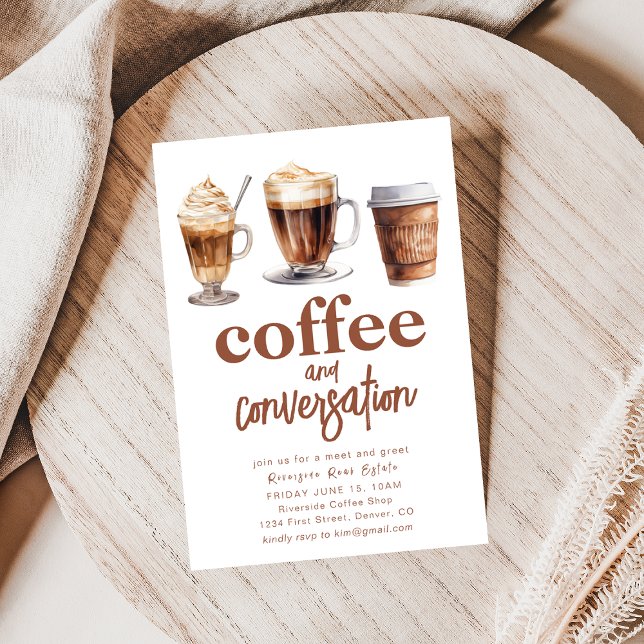Coffee and Conversation Meeting Invite (Creator Uploaded)