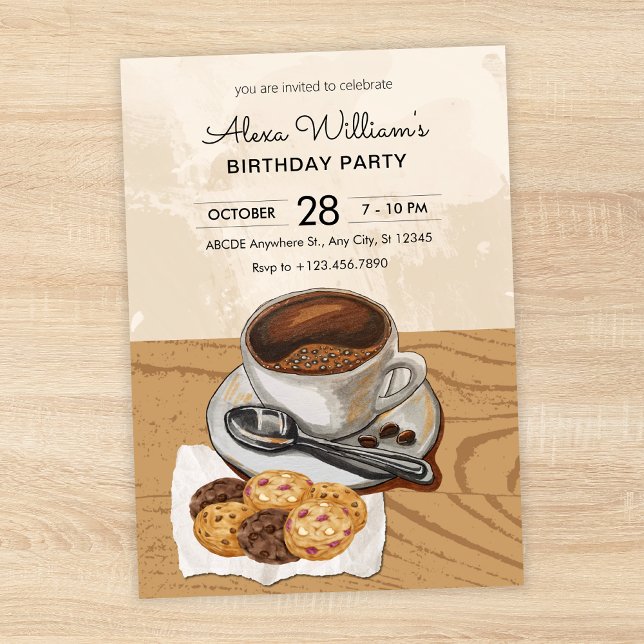 Coffee and cookies  invitation (Creator Uploaded)