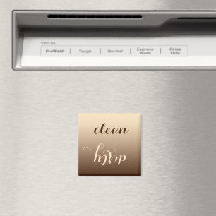 Coffee and Cream Clean or Dirty Dishwasher Magnet