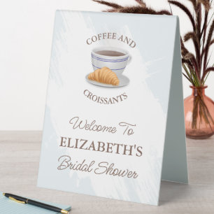 Coffee and Croissants Bridal Shower