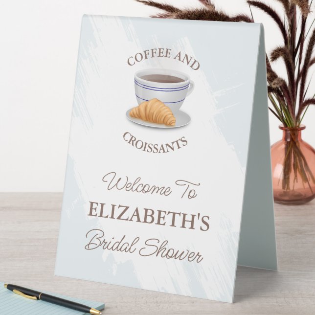 Coffee and Croissants Bridal Shower (In SItu (Table))