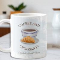 Coffee and Croissants Bridal Shower