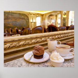 Coffee and Cupcake Poster Print