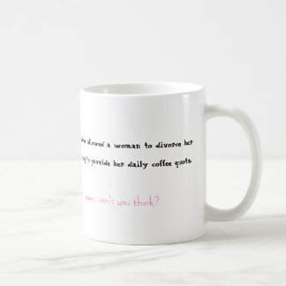 Coffee and Divorce Coffee Mug