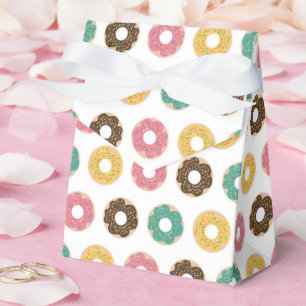 Coffee and Donut Pattern Favour Box