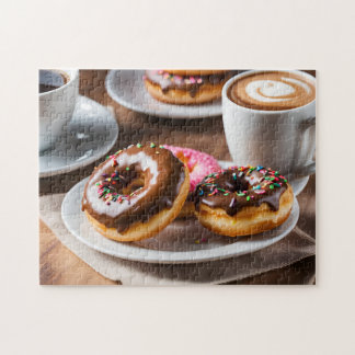 Coffee and Donuts Jigsaw Puzzle