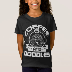 Coffee And Doodles Coffee Drinking Dog Owner Lover T-Shirt