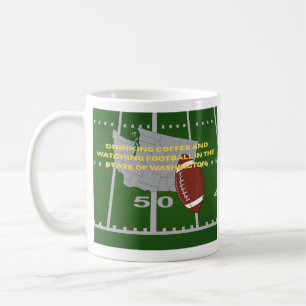 Coffee and Football in Washington  Mug