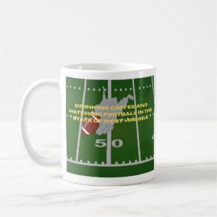 Coffee and Football in West Virginia  Mug