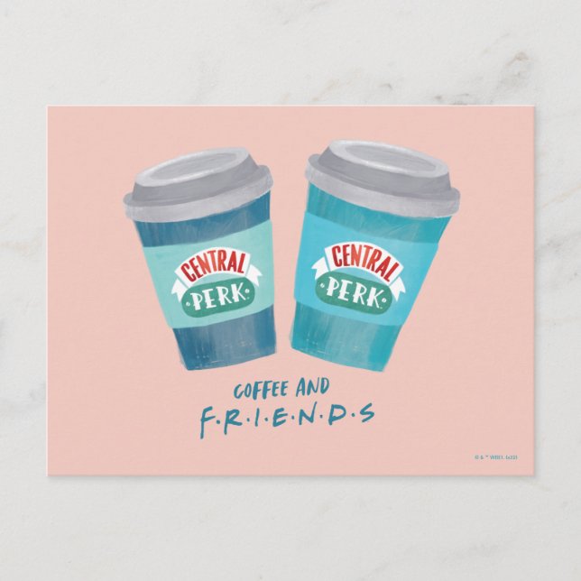 Coffee and FRIENDS™ Postcard (Front)